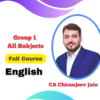 CA Inter Group 1 All Subjects English New By CA Chiranjeev Jain