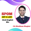 CA Final SPOM Set A Law By CA Shubham Singhal May 25