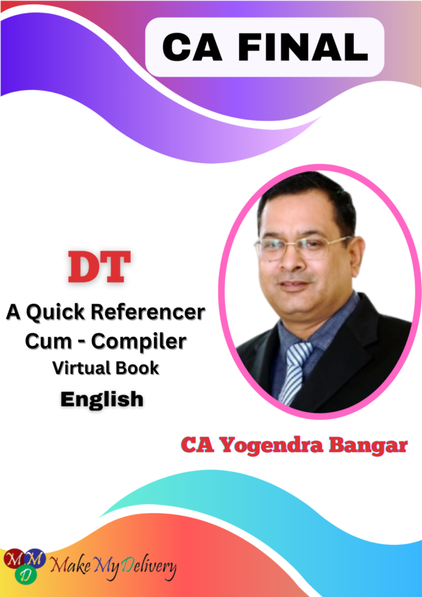 CA Final Direct Tax Laws Compiler Yogendra Bangar May 25