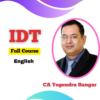 Video Lecture CA Final IDT In English CA Yogendra Bangar