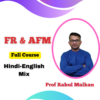 CA Final FR and AFM Full New Scheme By Prof Rahul Malkan