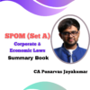 CA Final SPOM Laws Summary Book CA Punarvas Jayakumar