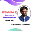 CA Final SPOM (Set A) Laws Book Set CA Punarvas Jayakumar