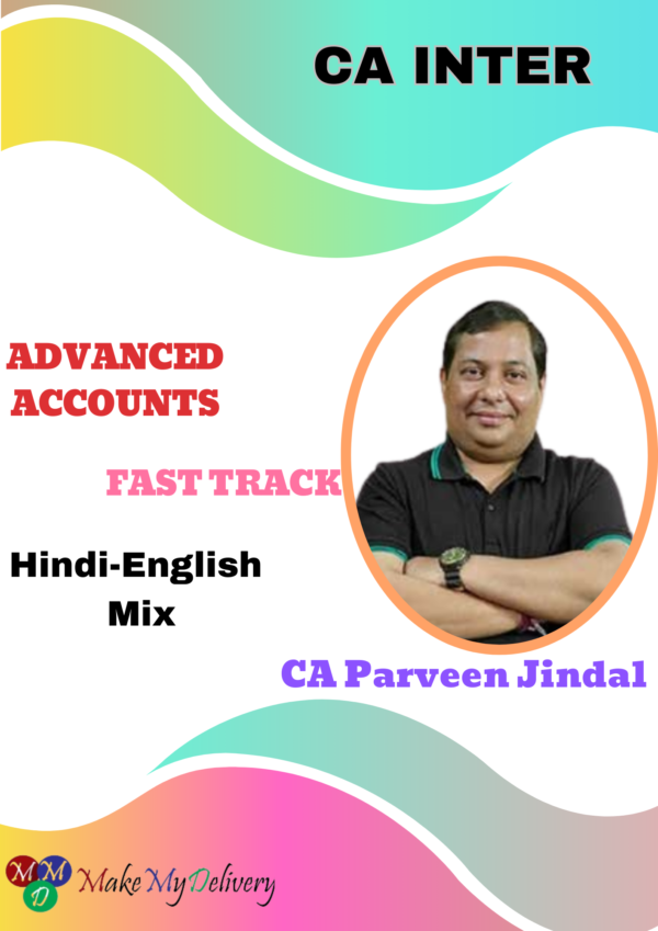 CA Inter Advance Accounts CA Parveen Jindal May 25 Exam