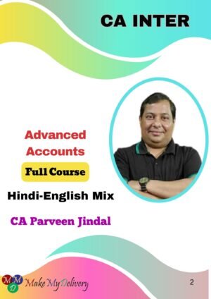 CA Inter Advance Accounts CA Parveen Jindal May 25 Exam