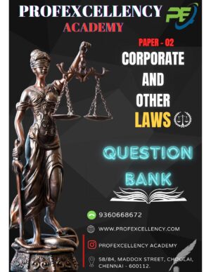 CA Inter Law Question Bank By Profexcellency Academy May 2025