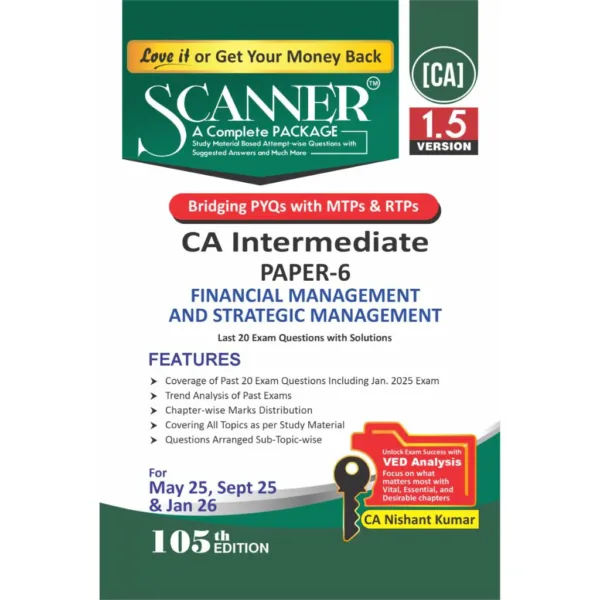 CA Inter Scanner FMSM CA Nishant Kumar May 25 Exam