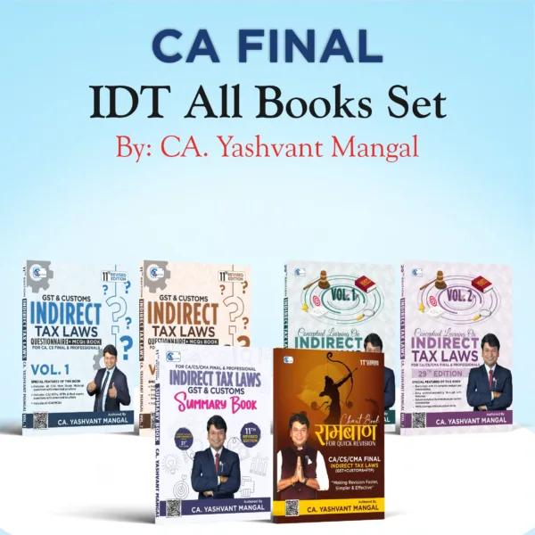 CA Final IDT ALL Books IDT Ramban By Yashvant Mangal May 25