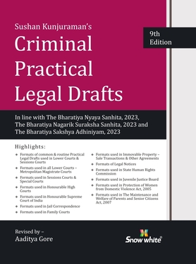 Criminal Practical Legal Drafts By Sushan Kunjuraman