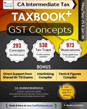 TaxBook GST Concepts Tax Traps By Sharad Bhargava