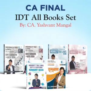 CA Final IDT ALL Books IDT Ramban By Yashvant Mangal Nov 24