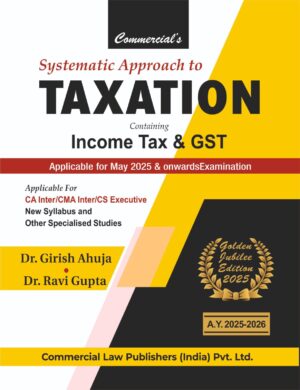 CA Inter Systematic Approach to Taxation Girish Ahuja May 25