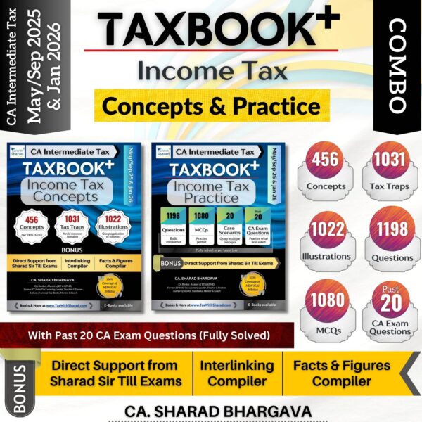 Tax book Income Tax Concepts & Practice By CA Sharad Bhargava