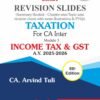 CA Inter Taxation Revision Slides By CA. Arvind Tuli May 25 Exam