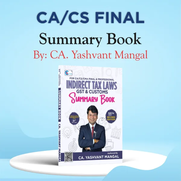 CA Final IDT Summary Book Yashvant Mangal May 25