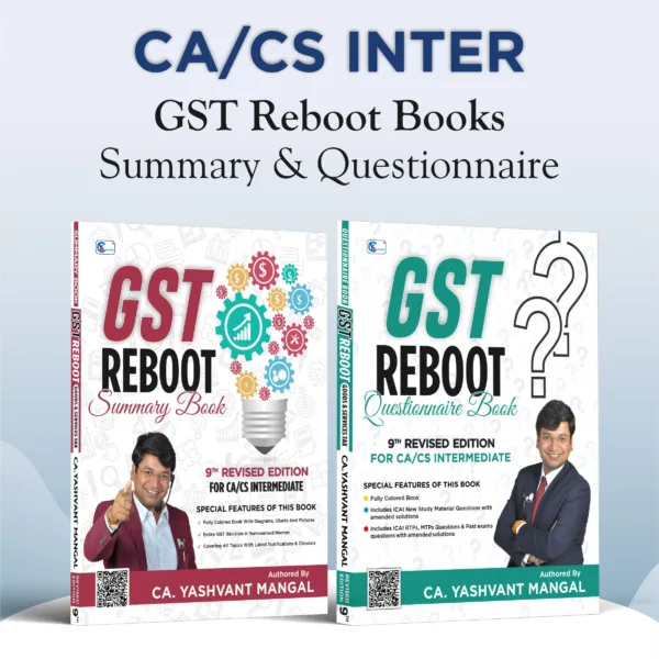 CA Inter GST ReBoot Book New Syllabus By CA Yashvant Mangal