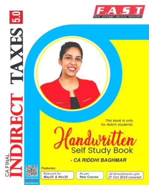 CA Final IDT Handwritten Book By Riddhi Baghmar May 25 Exam