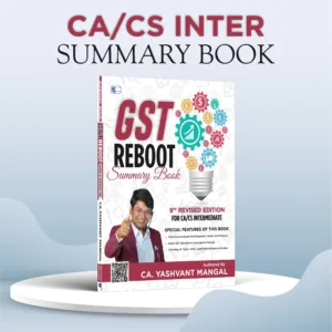 CA Inter GST ReBoot Book New Syllabus By CA Yashvant Mangal