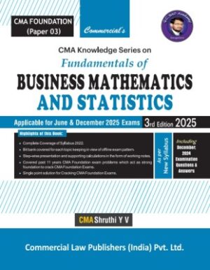 CMA Foundation Business Mathematics and Statistics By G.C. Rao