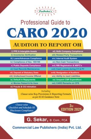 Commercial Professional Guide To Caro 2020 By G. Sekar