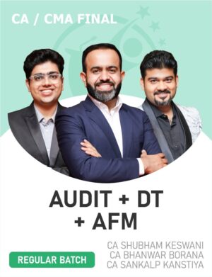 CA Final Direct Tax, Audit & AFM Regular By CA Bhanwar Borana