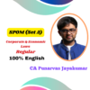 CA Final SET A Law Self Paced Online By Punarvas Jayakumar