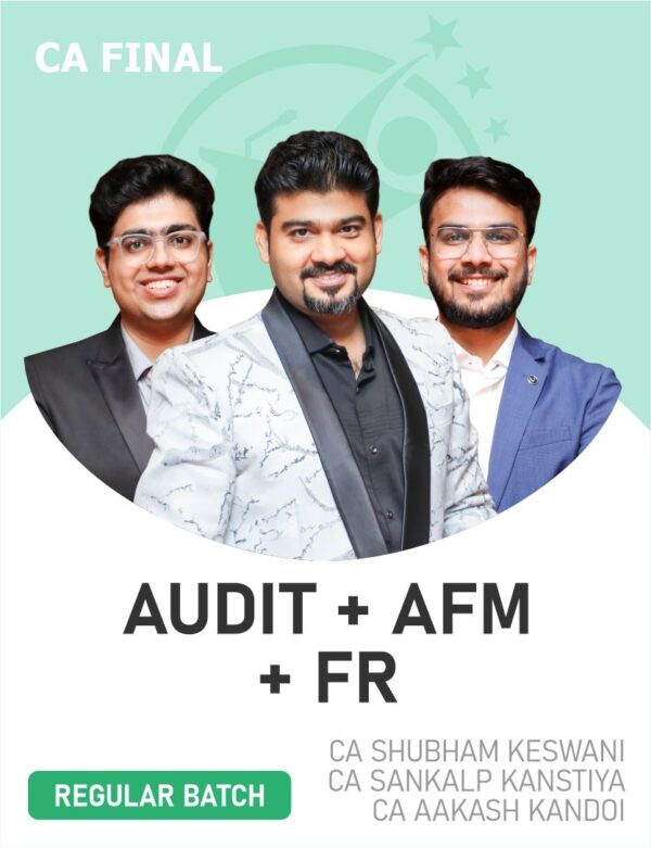 CA Final FR Audit & AFM By CA Aakash Kandoi Sankalp Kanstiya