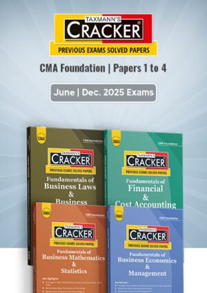 Combo CMA Foundation Cracker Papers 1 to 4 By Tarun Agarwal