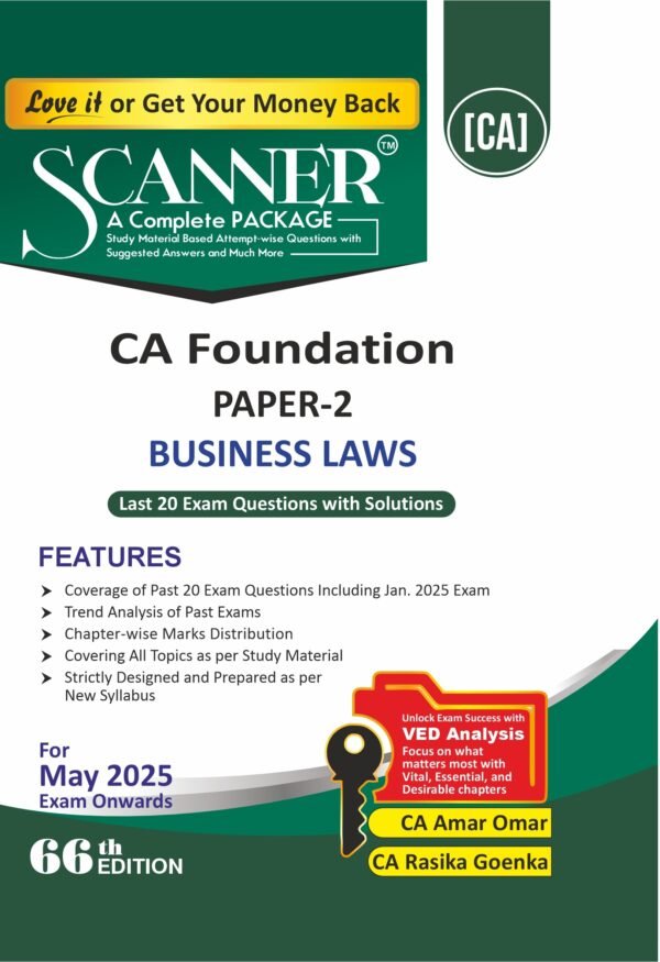 Shuchita Scanner CA Foundation Business Laws May 25 Exam