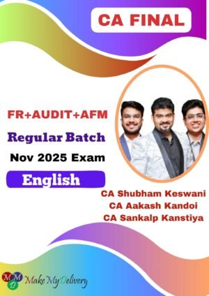 CA Final FR AFM & Audit Full English Nov 25 Exam