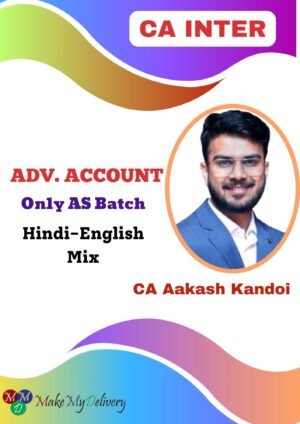 CA Inter Adv Accounts Only AS CA Aakash Kandoi May 2025