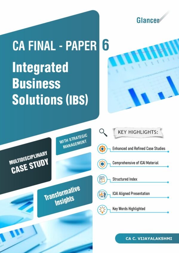 CA Final Paper -6 IBS Case Study Book By CA C Vijayalakshmi