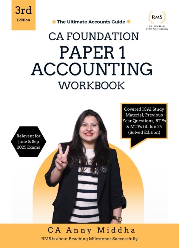 CA Foundation Accounting Laws Work Book By CA Anny Middha