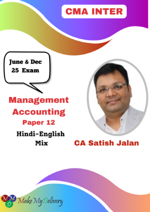 CMA Inter Management Accounting (Group 2) By CA Satish Jalan