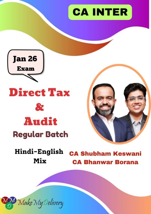 CA Inter DT & Audit Regular By CA Bhanwar Borana Jan 26