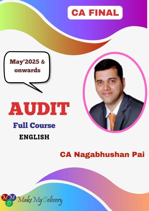 CA Final Audit Full Course In English By CA Nagabhushan Pai