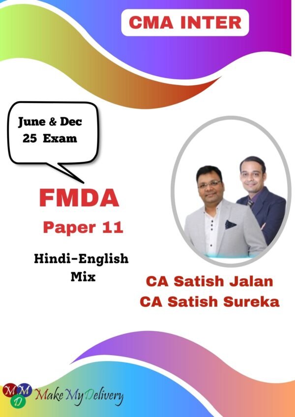 CMA Inter FM & DA By CA Satish Jalan & CA Satish Sureka June