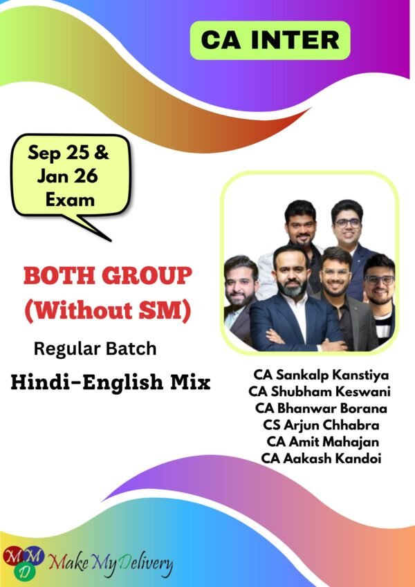 CA Inter Combo Both Group (Without SM) Regular Batch Sep 25