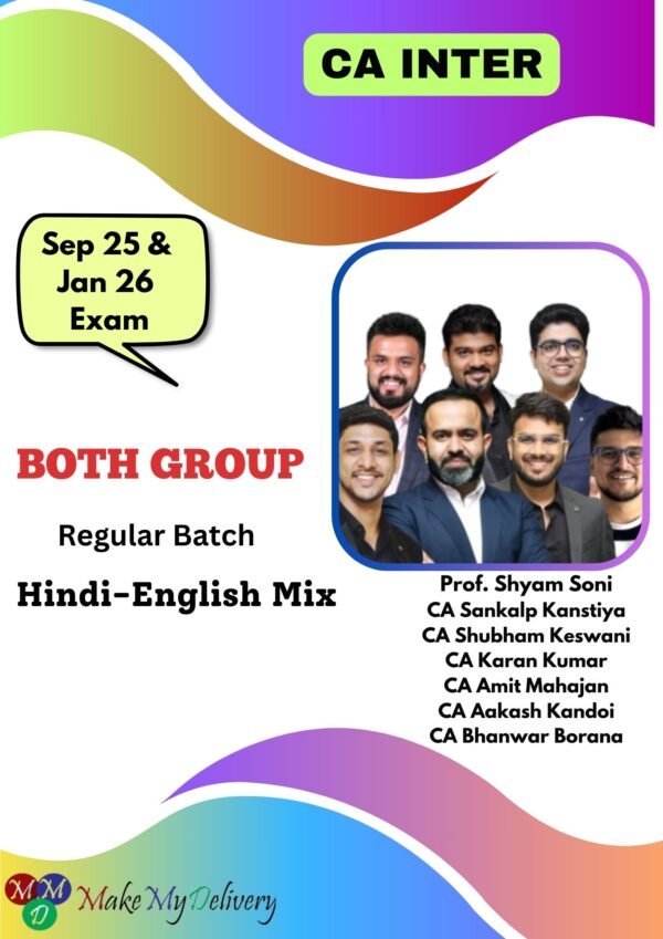 CA Inter Combo Both Group Regular Batch Sep 25